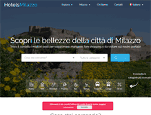 Tablet Screenshot of hotelsmilazzo.com